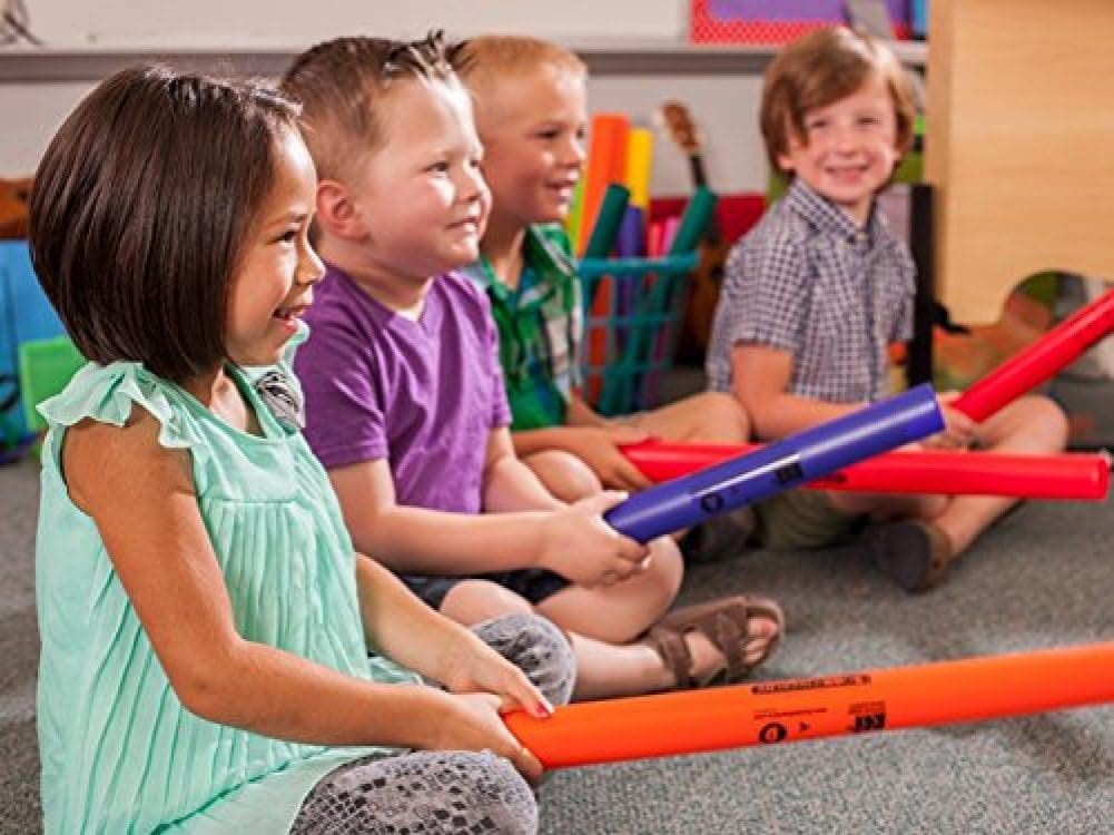 Boomwhackers C Major Diatonic Scale Set with Octavator Caps 8-Pack