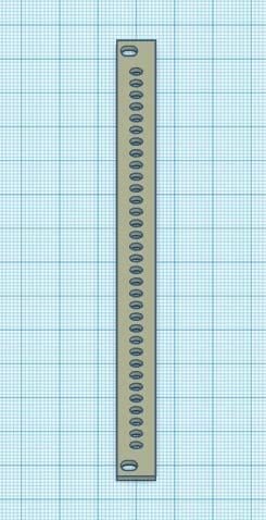 SSMS Eurorack 2HP Vent PanelArrows - Black,