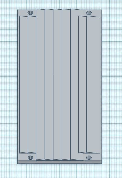 SSMS Eurorack 6HP Vent Panel - Black,