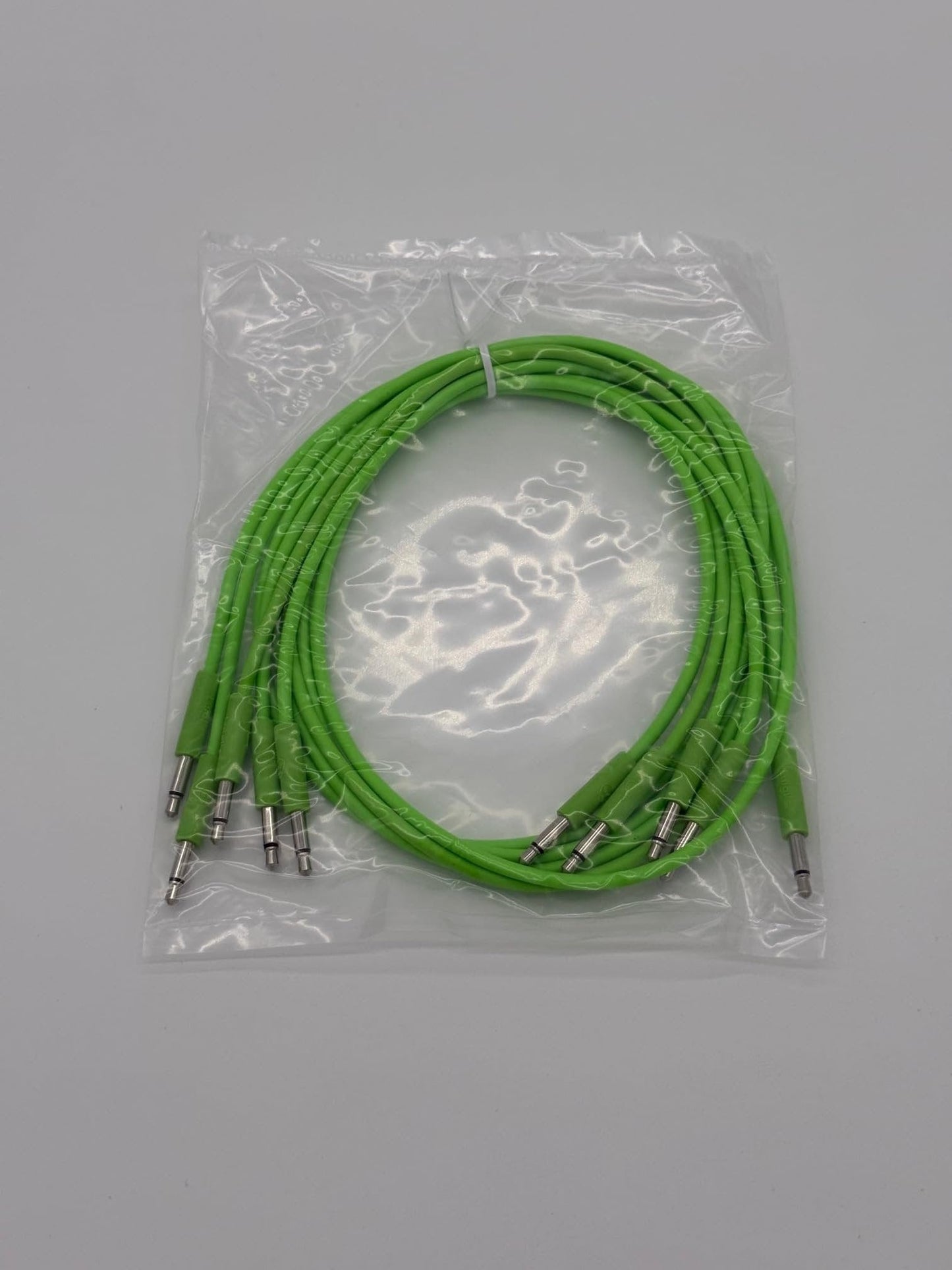 Starving Students Music Supplies Luigi's Modular mPatch Mini Eurorack Patch Cables - Green 60 cm (24 in) 5 Pack