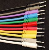 Luigis Modular Supply Spaghetti Eurorack Patch Cables - Package of 5 Pink Cables, 6 (15 cm)