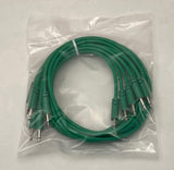 Starving Students Music Supplies Luigi's Modular Supply Spaghetti Eurorack Patch Cables - Package of 5 Green Cables, 36" (90 cm)