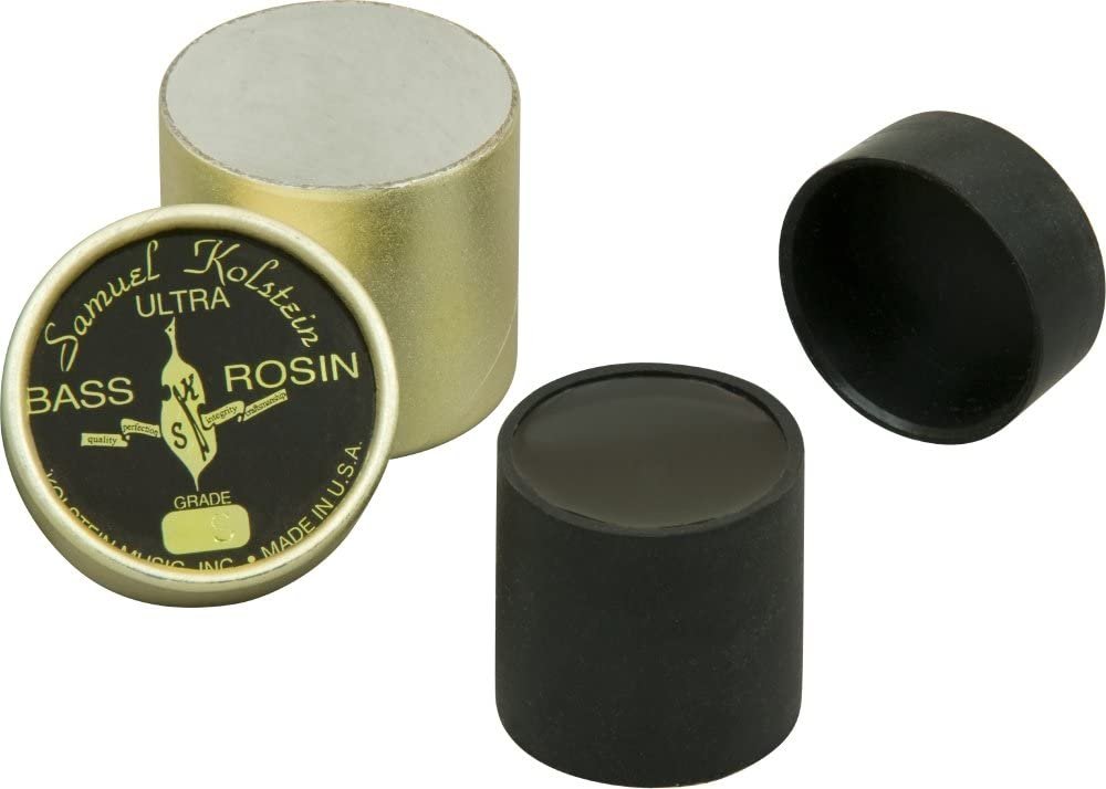 Kolstein Ultra Formulation Supreme Bass Rosin Soft KR-013 Low Powdering and Smooth, Easy Bowing Rosins, Resin
