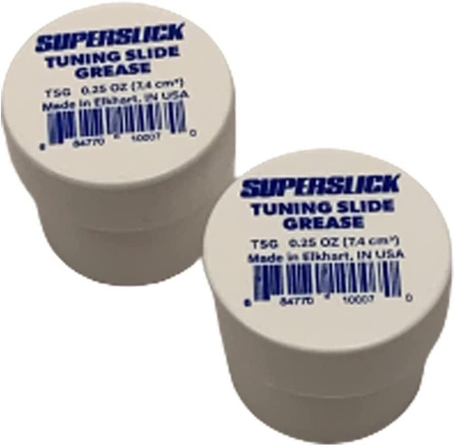 Superslick Tuning Slide Grease - 2 Pack (Two 0.25 oz Jars with Cap)
