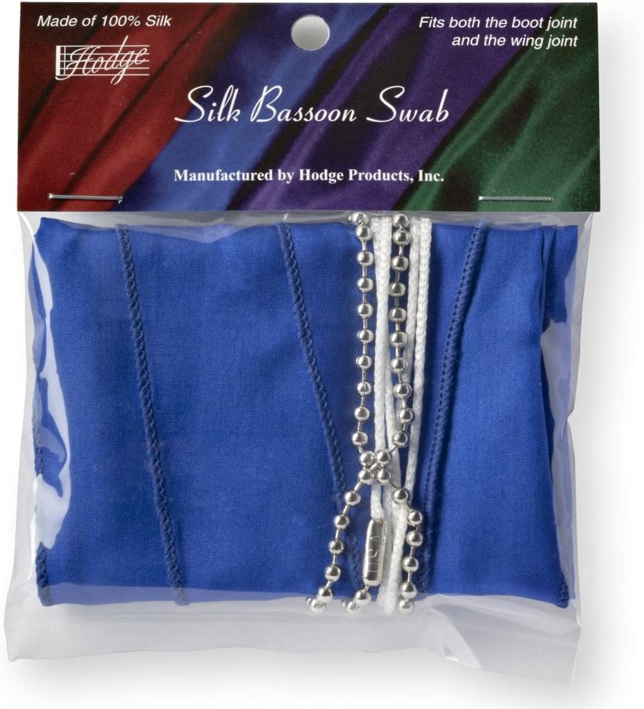 Hodge Silk Bassoon Swab, Blue
