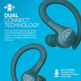 JLab Go Air Sport, Wireless Workout Earbuds Featuring C3 Clear Calling, Secure Earhook Sport Design, 32+ Hour Bluetooth Playtime, and 3 EQ Sound Settings