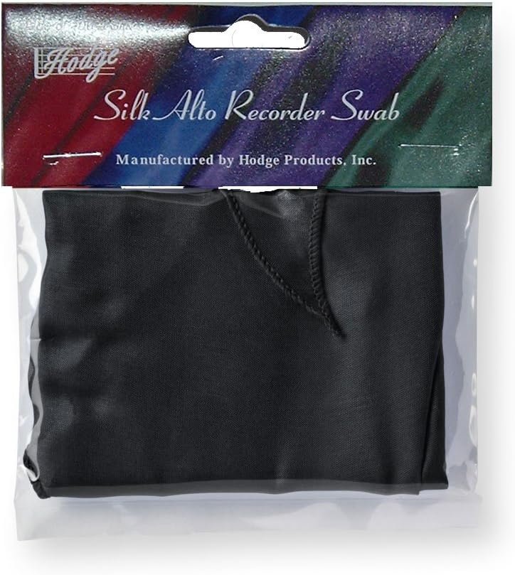 Hodge Silk Alto Recorder Swab - Black