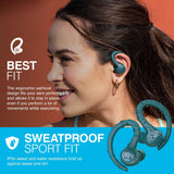JLab Go Air Sport, Wireless Workout Earbuds Featuring C3 Clear Calling, Secure Earhook Sport Design, 32+ Hour Bluetooth Playtime, and 3 EQ Sound Settings