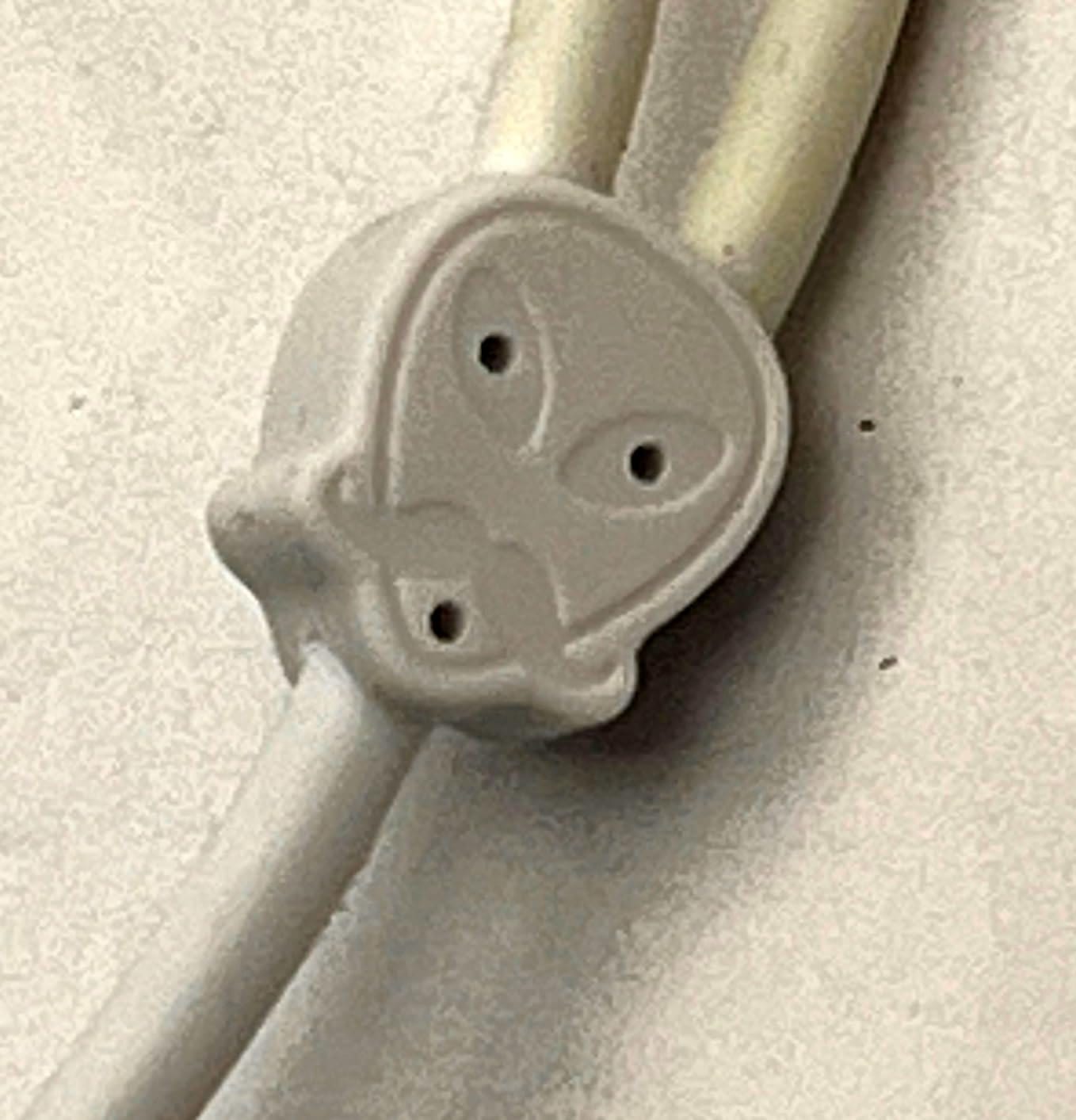 Starving Students Music Supplies Luigi's Modular M-Doppio Mini Y Right Angled Splitter Patch Cables 15cm x 15cm - 2 Pack (White) - 3.5mm Splitter for Eurorack Modular Synthesizer
